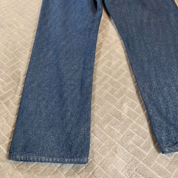 BDG Womens 27 Denim Jeans Blue Relaxed Straight Glitter High Rise Button Fly - Picture 12 of 13